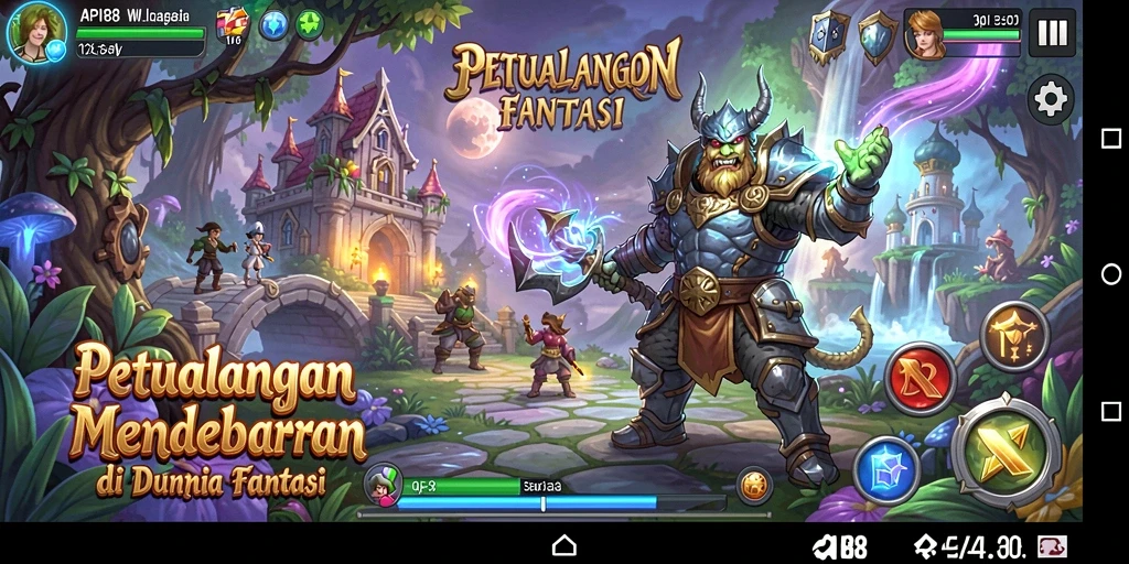 Tampilan screenshot API88 menonjolkan aksi petualangan yang seru.