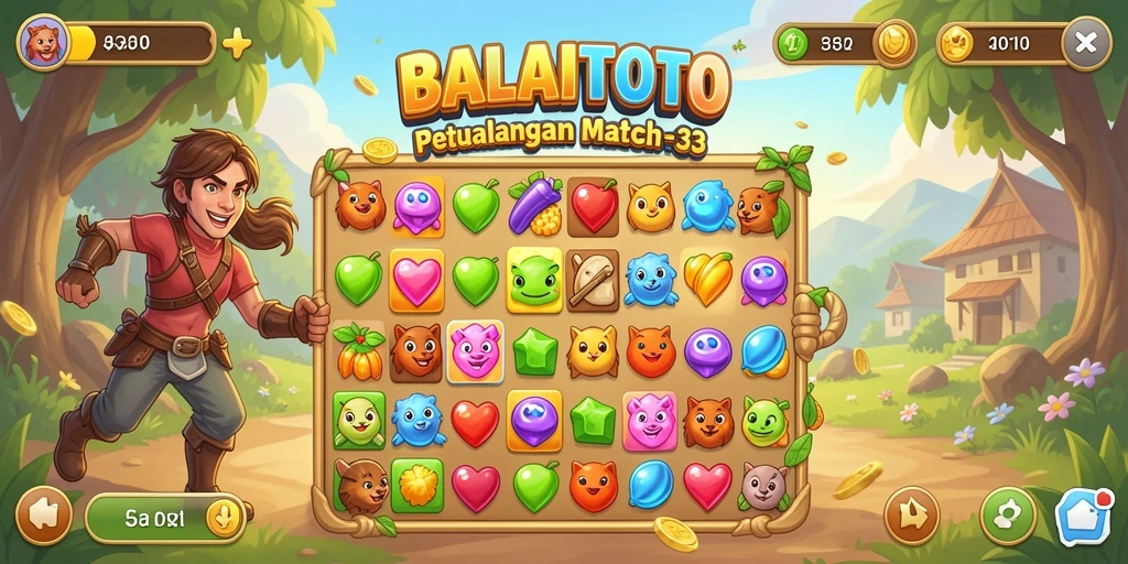 Gameplay BALAITOTO yang penuh warna dan seru.