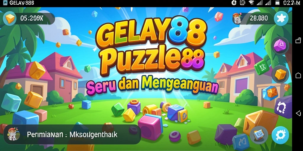 Screenshot gameplay GELAY88 menampilkan teka-teki yang menantang dan menarik.