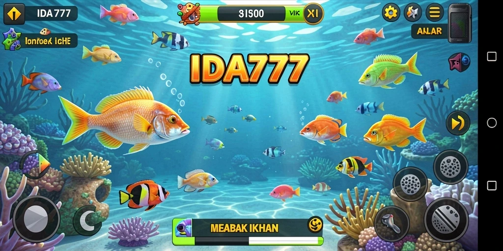 Gameplay seru menembak ikan di IDA777.