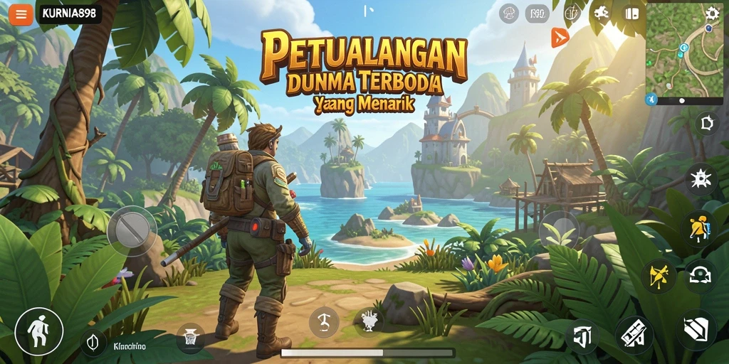 Menampilkan gameplay seru di dunia terbuka KURNIA898.