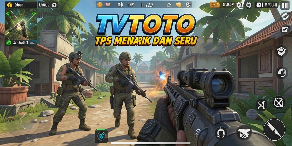 Tangkapan layar dari gameplay seru TVTOTO.