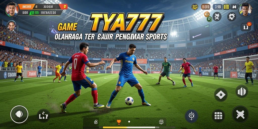Tampilan gameplay menarik dari TYA777 dengan aksi olahraga yang mendebarkan.
